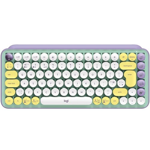 Logitech Pop Keys with Emoji, Daydream Mint wireless tastatura Cene