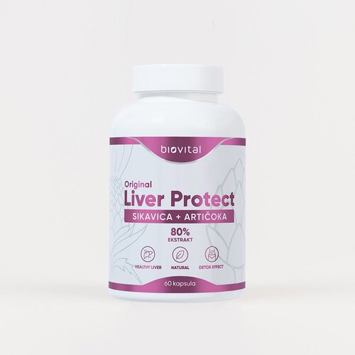 Biovital Original Liver Protect – Ekstrakt Sikavice i Artičoke Za Zdravlje Jetre Cene