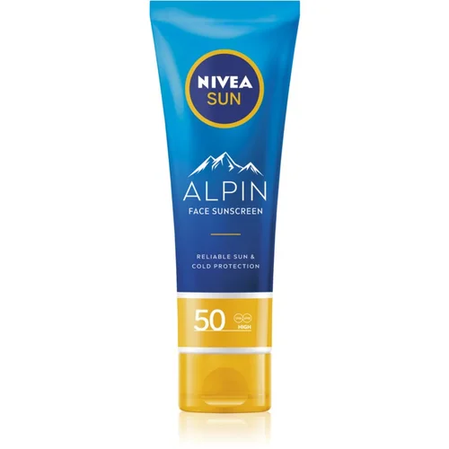 Nivea Sun Alpin krema za obraz za sončenje SPF 50 50 ml