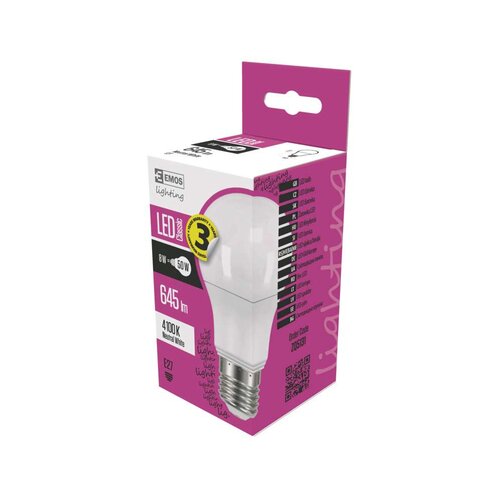 Emos lED sijalica Classic A60 8W E 27 NW ZQ5131 Slike