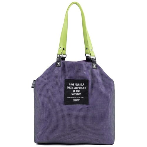 Munich Torbe GOGO SPIN REVERSIBLE TOTE Vijolična Cene