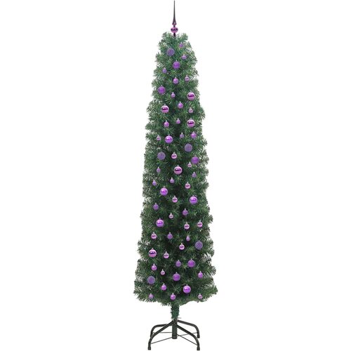  Umjetno božićno drvce Zelena 240 cm PVC i čelik i plastika Slike