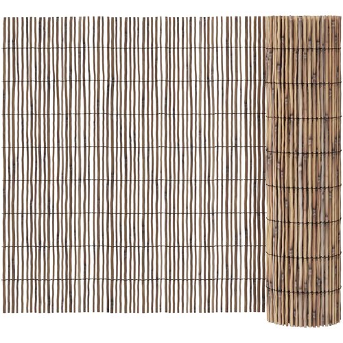 VidaXL Vrtna Ograda Prirodna - 80 x 400 cm Slike