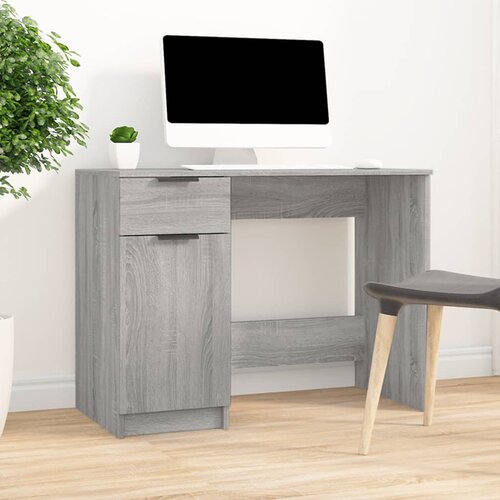  Radni stol boja hrasta sonome 100x50x75 cm konstruirano drvo Slike