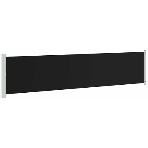  Uvlačiva bočna tenda za terasu 140 x 600 cm crna Slike