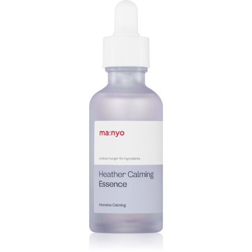 Ma:nyo Heather Calming Essence obnovitvena esenca za obraz za pomiritev in okrepitev občutljive kože 50 ml Slike