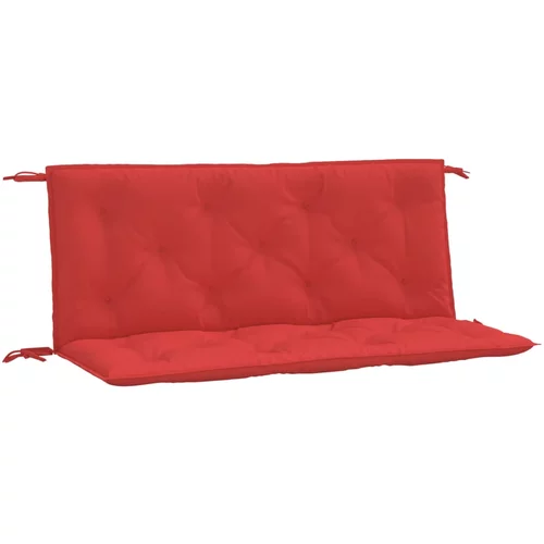 vidaXL jastuk za ljuljačku crveni 120 cm od tkanine