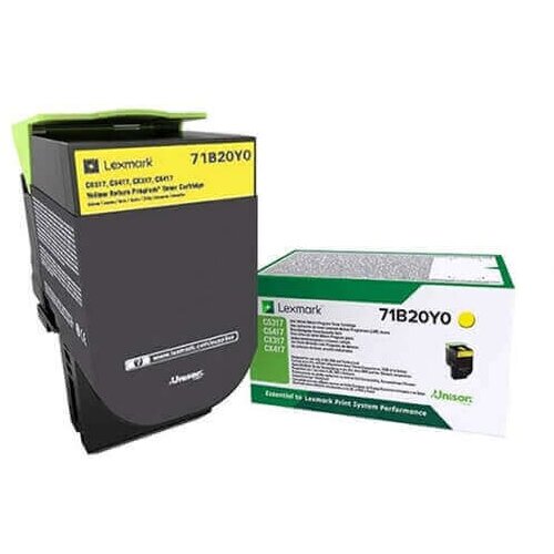  Lexmark 71B20Y0 rumen/yellow - original Cene