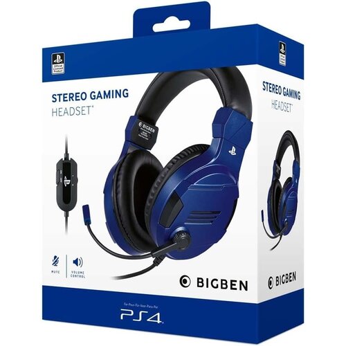 Bigben gaming žične slu&scaron;alke v3 modre barve za PS4 & PS5 Cene