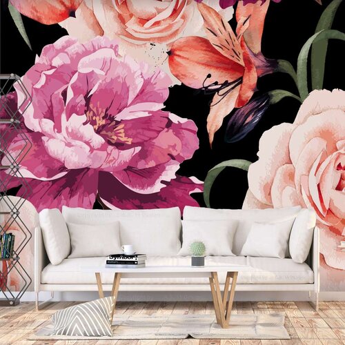  Samoljepljiva foto tapeta - Roses of Love 343x245 Slike