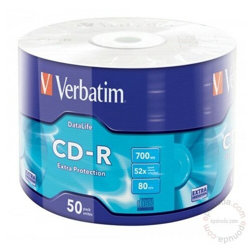 Verbatim Cd-R 700Mb 52X 50S disk Slike