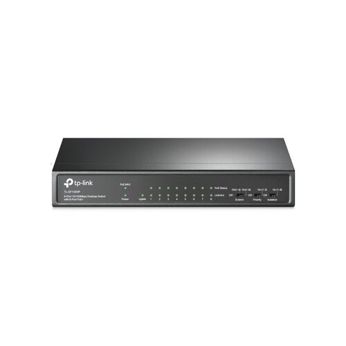 Tp-link TL-SF1009P 9x100Mbps (8xPOE+) metalni stolni switch Slike