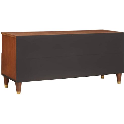  ormar s ladicama Smeđa 100 x 33,5 x 46 cm Čvrsto drvo manga Slike