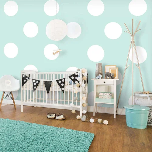  tapeta - Sky Blue Dots 300x210