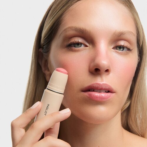 Inglot Cream Stick Blush kremasto rumenilo u sticku nijansa Delicate Coral 210 6.2 g Slike