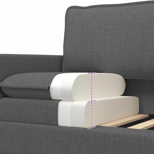 SOFA Tamnosiva 76 x 81 x 87,5 cm Tkanina Slike