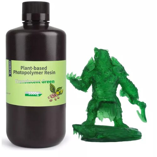 Elegoo plant-based resin 1kg - clear green Cene