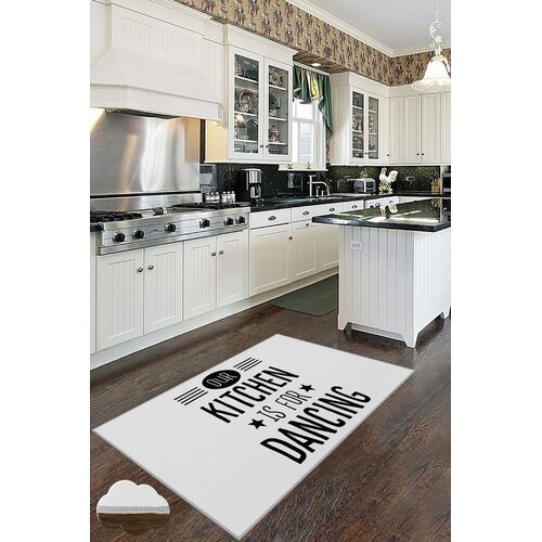 Conceptum Hypnose Tepih Wookece175, 80x300 cm, Bijelo-crni Cijene