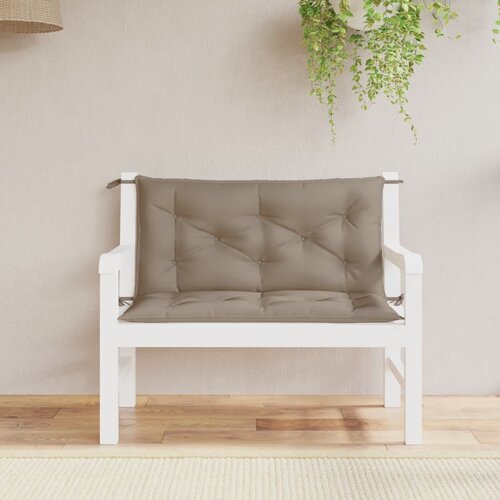  The Living Store Blazina za vrtno klop 2 kosa taupe 100x50x7cm oxford tkanina - Blazina Za Vrtno Klop, (21445982) Cene