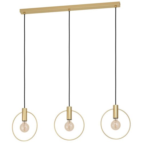 Eglo viseća lampa MANIZALES 3xE27 101 cm bru&amp;scaron;eni mesing prstenovi 98835 Slike