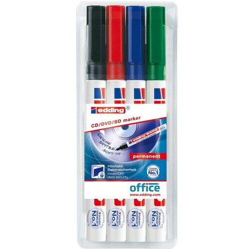 Edding CD marker E-8400 05-1mm set 1/4 Slike