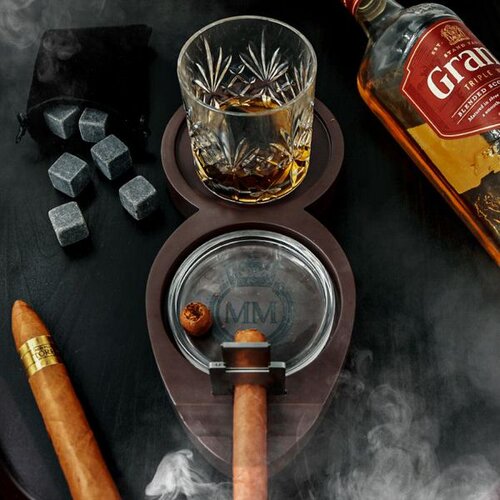  Luksuzni komplet za whisky i kubansku cigaru Slike