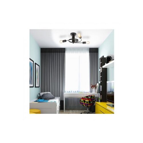 Rabalux carly plafonska lampa E27 3x15W crna Industrijska rasveta Cene