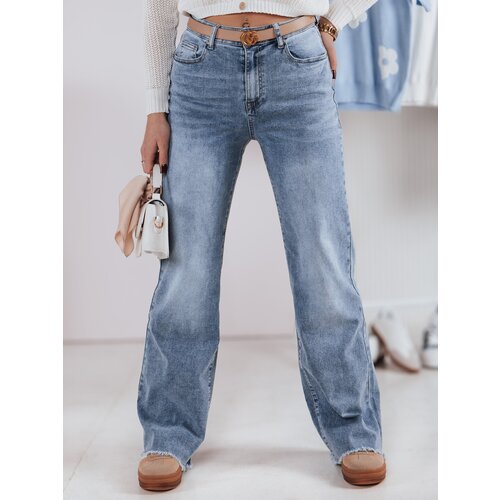 DStreet Spodnie damskie jeansowe wide leg BLUEFLEX Cene