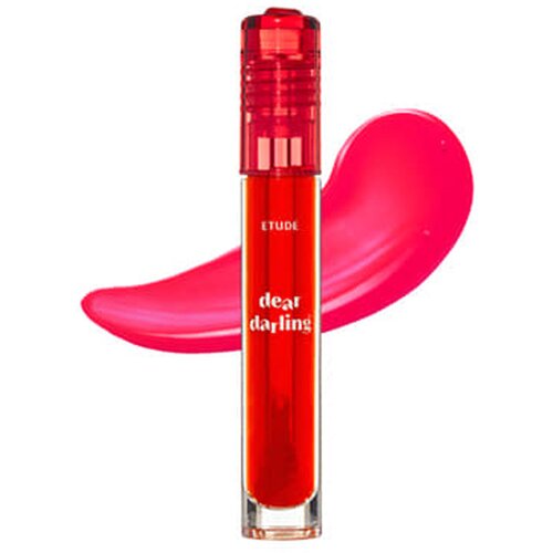 ETUDE Dear Darling Water Gel Tint barva za ustnice z gelasto teksturo odtenek 01 Tangerine Red 5 g Cene