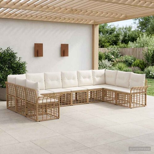  Set vanjskih sofa 11 kom. Poliester Slike
