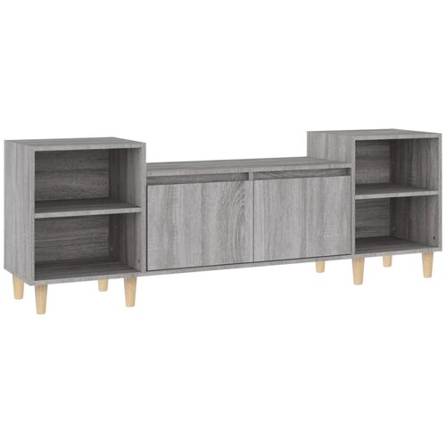 Maison Chic TV omarica - TV enota - Televizijska omarica siva sonoma 160x35x55 cm inženirski les, (21700799) Slike