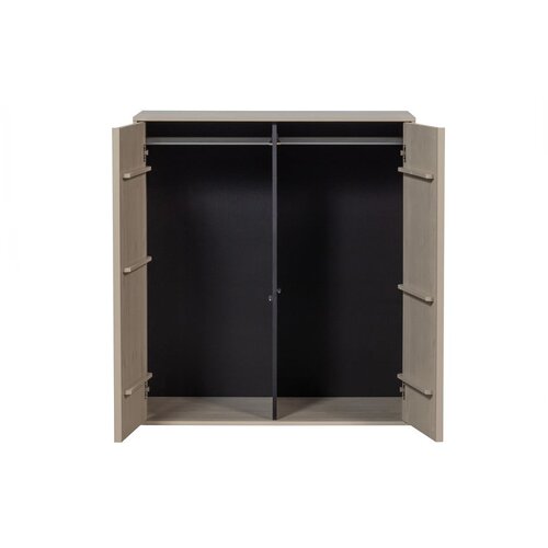 Vtwonen Kremno bela modularna garderobna omara iz masivnega bora 150x110 cm Daily &amp;ndash; Slike