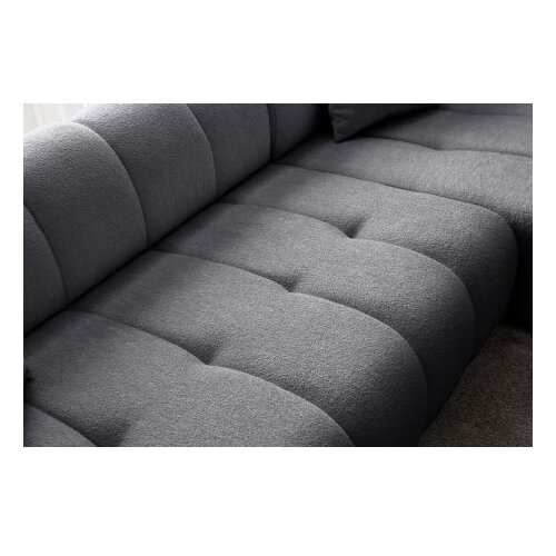 Atelier Del Sofa ugaona garnitura petra right dark grey Slike