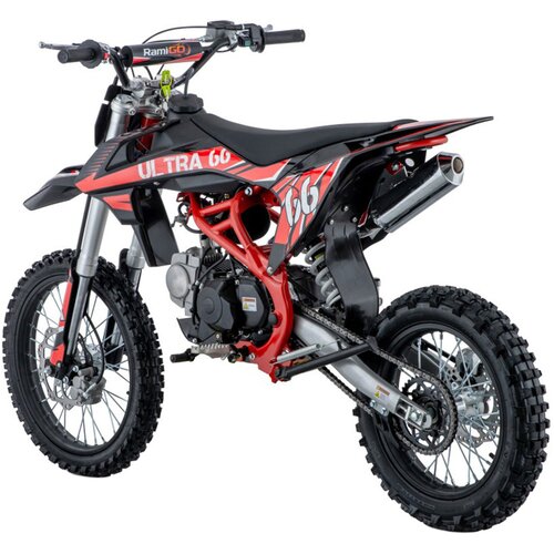 Cross motor na benzin ULTRA 66 125cc - crveni Slike