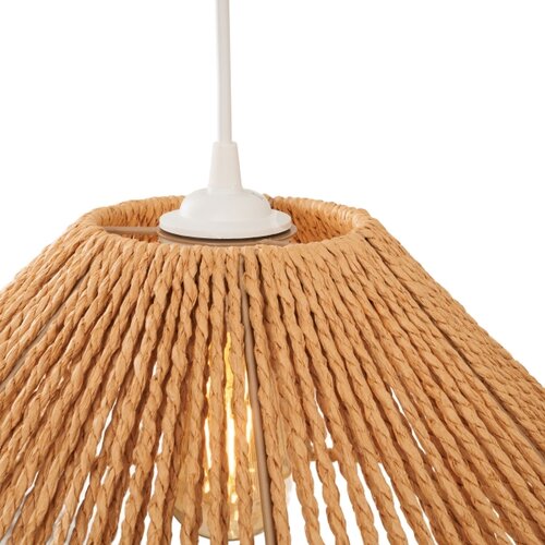  MAXLIGHT P0577 - Visilica na sajli AMALFI, 1xE27/15W/230V, prečnik 45 cm, bež Slike