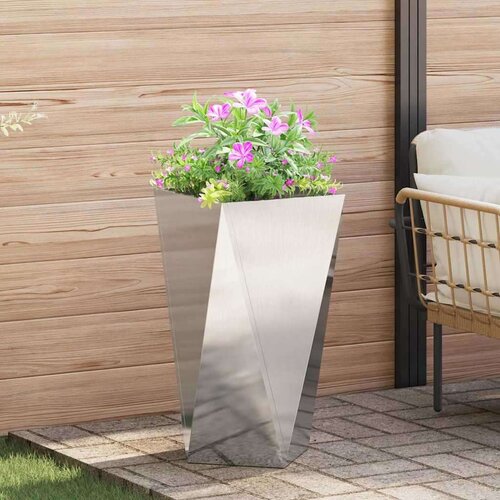  Sadilica 2 pcs Srebrno 40 x 40 x 75 cm Nehrđajući čelik Slike
