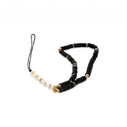 Guess Vezica za mobilni guess strap heishi beads crna Slike