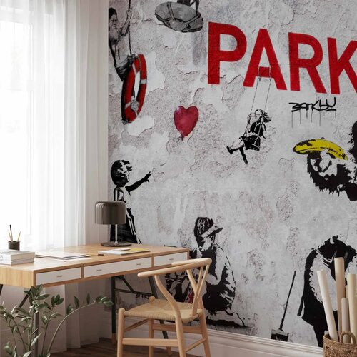  Foto tapeta - [Banksy] Graffiti Diveristy 250x175 Premium Cene
