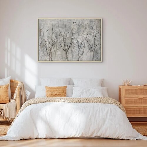  Slika - Singing in the Forest (1 Part) Wide 120x80 U prirodnom drvenom okviru Cene