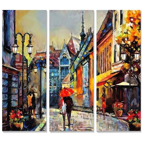 Wallity Slike u setu od 3 kom 20x50 cm Street - Cijene