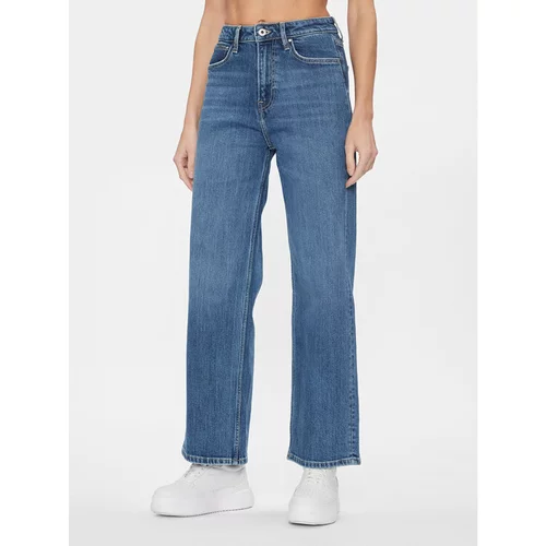 PepeJeans Jeans hlače PL204598 Modra Wide Leg