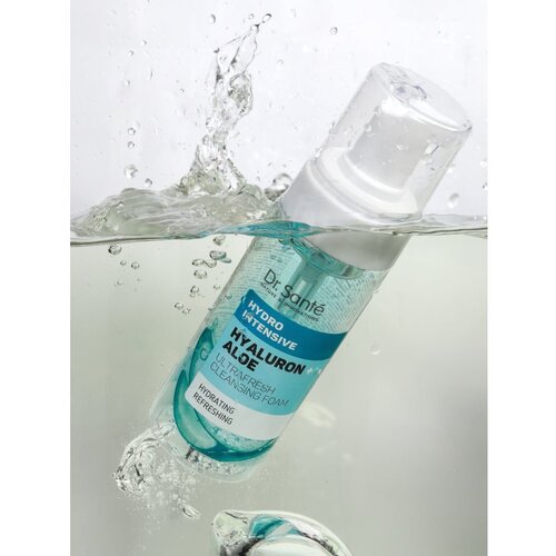 Dr. Sant&amp;eacute; Hydro Intensive Hyaluron + Aloe vlažilna čistilna pena za vse tipe kože 150 ml Slike