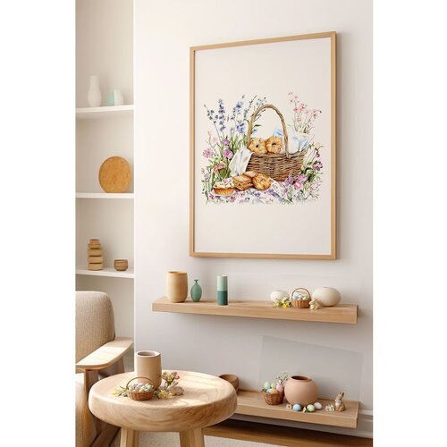 WALLXPERT Arteastermodel62-3348 Vi&scaron;enamenska Dekorativna Slika u Ram Cene