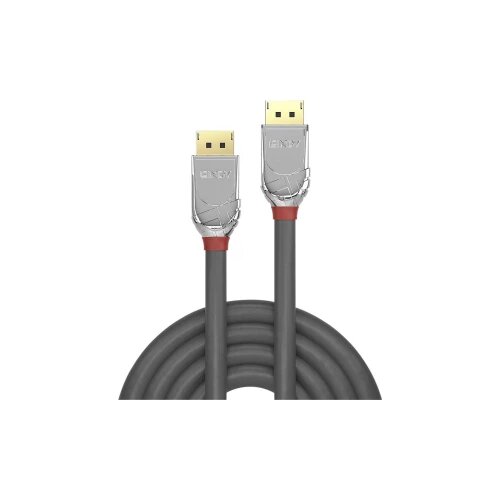 Lindy DisplayPort priključni kabel DisplayPort utikač, DisplayPort utikač 2.00 m srebrna 36302 DisplayPort kabel Cijene