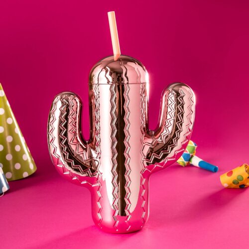 PARTY steklenica v obliki kaktusa s slamico – 650 ml - Gadget Master - Dekliščina - Poletni hiti - Najstniki Cene