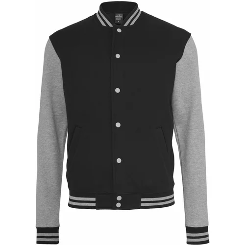 Urban Classics Prijelazna jakna siva melange / crna