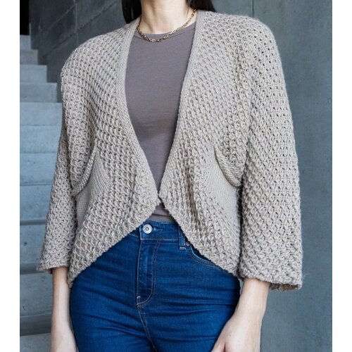 UR/CEO Grey open front cardigan Nira Slike