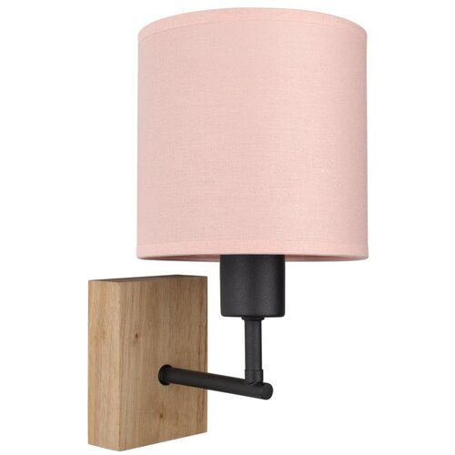 Brilagi Zidna lampa BOBO WOOD 1xE27/25W/230V hrast/crna/roze Slike