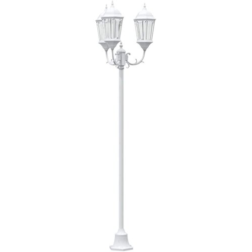  Vrtno svjetlo Bijelo 57 x 49 x 241 cm Aluminij i staklo Slike
