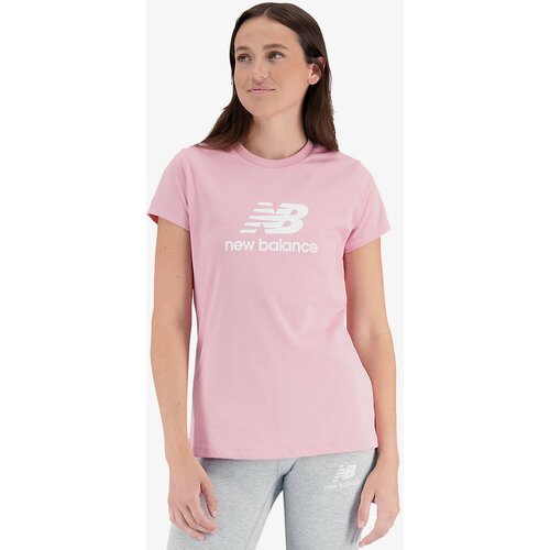 New Balance ženska majica essentials stacked logo cotton athletic WT31546-HAO Cene
